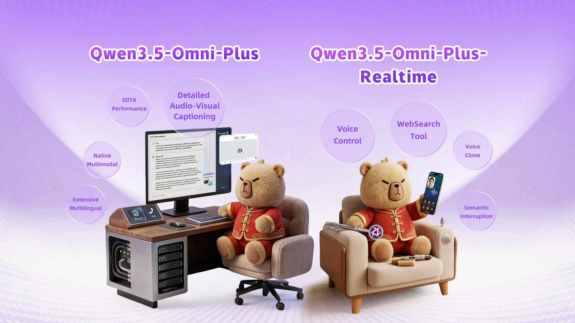 Alibaba releases its Qwen3.5-Omni omnimodal LLM with support for 10+ hours of audio input, saying the Plus variant surpasses Gemini 3.1 Pro on audio benchmarks (Qwen)